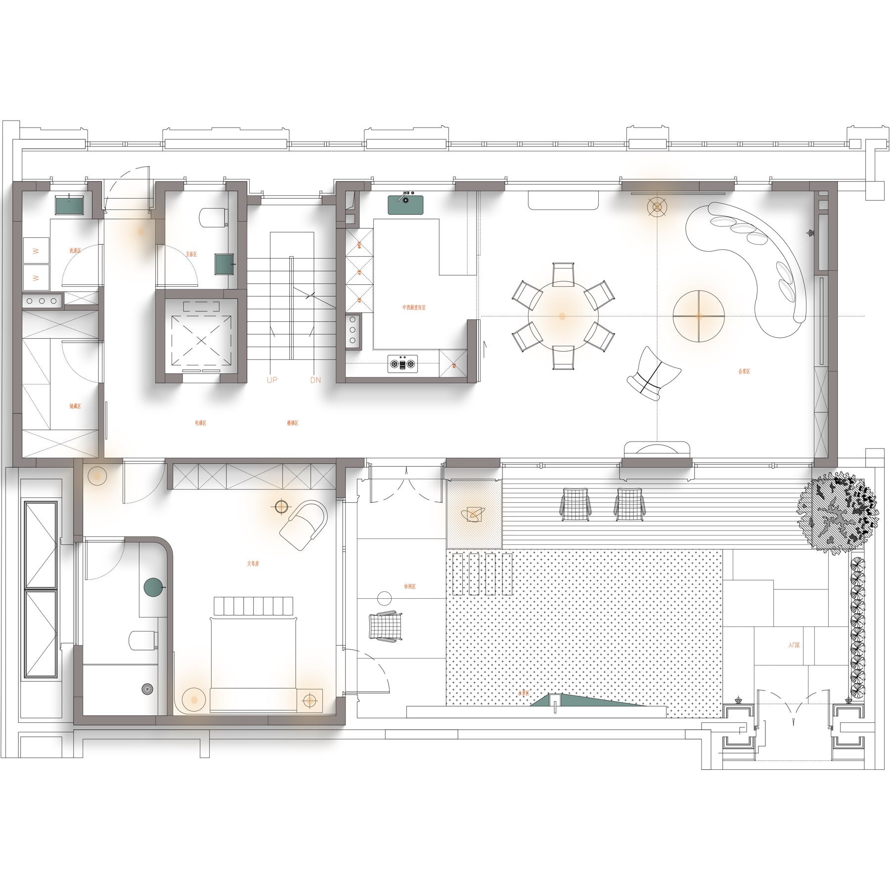 Floor plan — 弘安里平面布置图